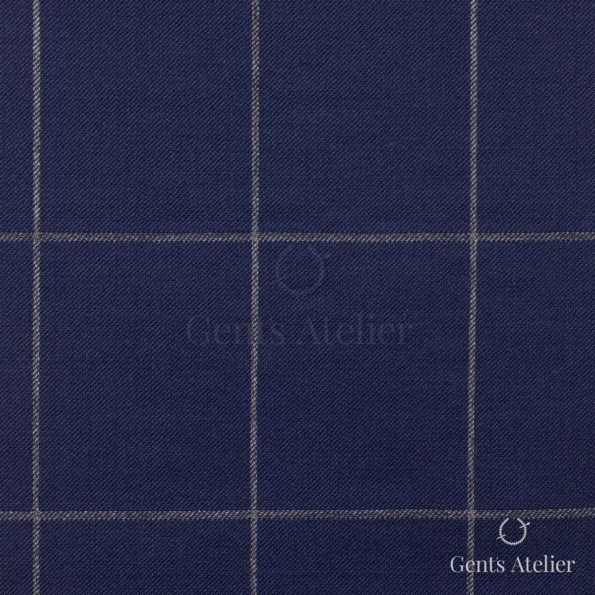 Костюм из Stylbiella 40159/141 — тёмно-синий, 100% шерсть